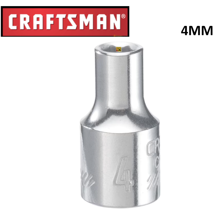 New Craftsman Socket CMMT 1/4 Drive Shallow Deep 6 pt Metric MM / Inch Choose Size