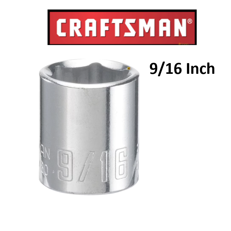 New Craftsman Socket CMMT 1/4 Drive Shallow Deep 6 pt Metric MM / Inch Choose Size