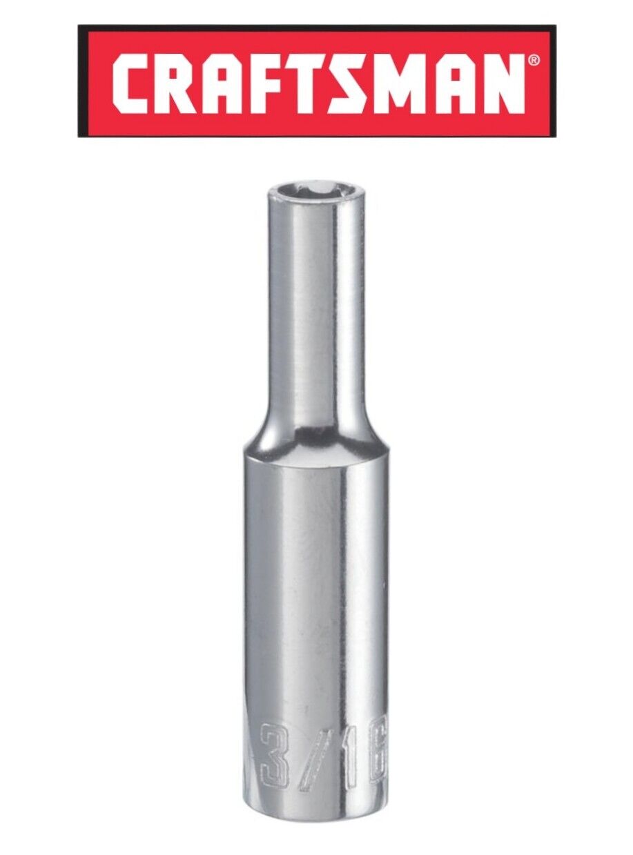 New Craftsman Socket CMMT 1/4 Drive Shallow Deep 6 pt Metric MM / Inch Choose Size