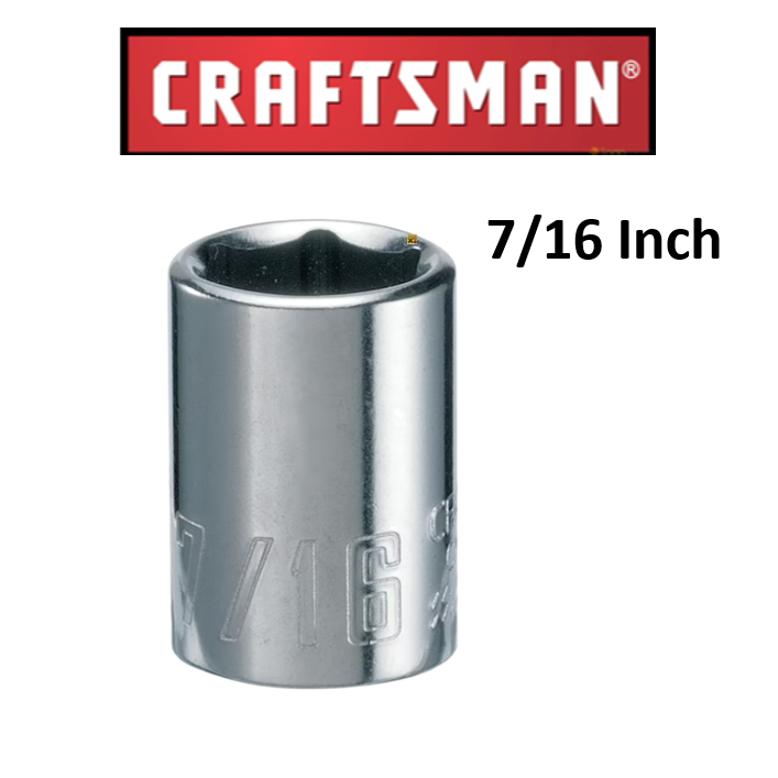 New Craftsman Socket CMMT 1/4 Drive Shallow Deep 6 pt Metric MM / Inch Choose Size