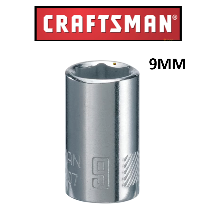 New Craftsman Socket CMMT 1/4 Drive Shallow Deep 6 pt Metric MM / Inch Choose Size