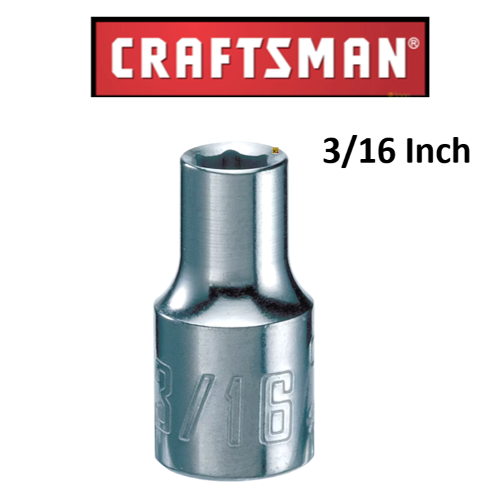New Craftsman Socket CMMT 1/4 Drive Shallow Deep 6 pt Metric MM / Inch Choose Size