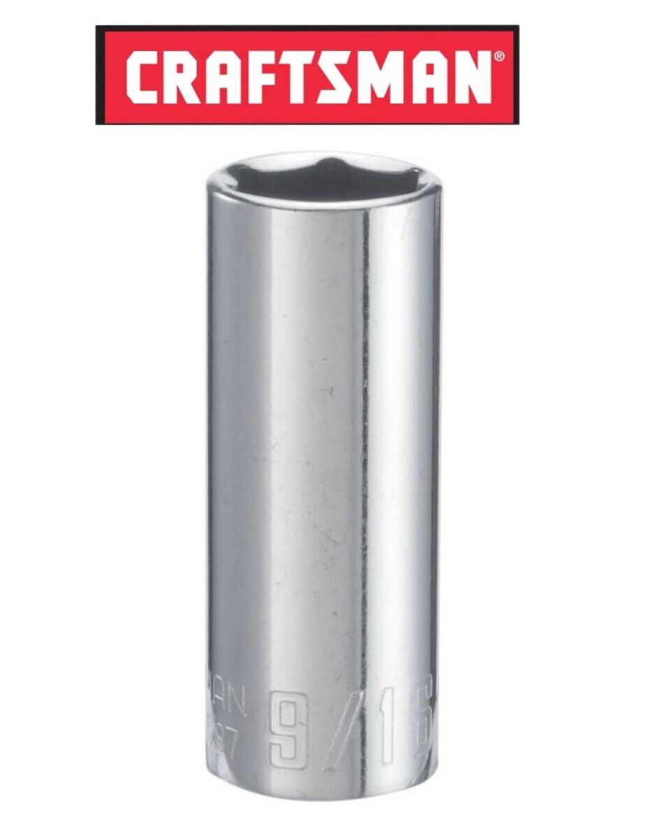 New Craftsman Socket CMMT 1/4 Drive Shallow Deep 6 pt Metric MM / Inch Choose Size