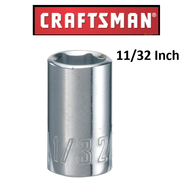 New Craftsman Socket CMMT 1/4 Drive Shallow Deep 6 pt Metric MM / Inch Choose Size
