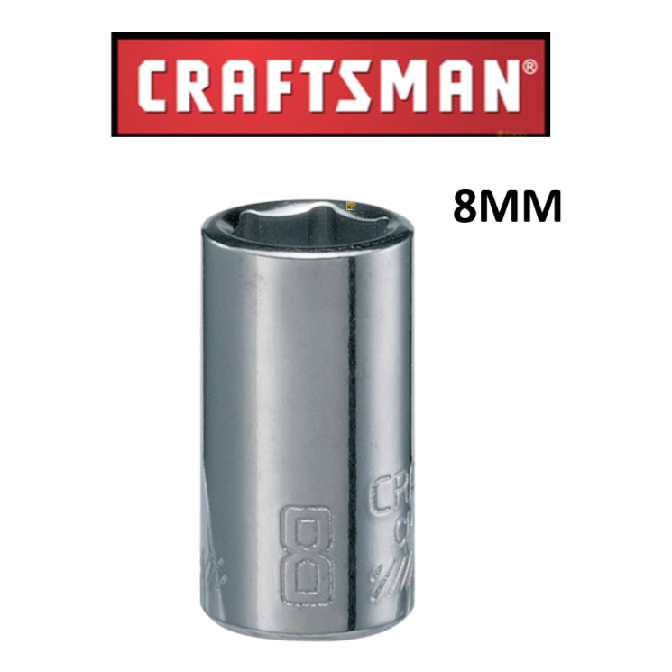 New Craftsman Socket CMMT 1/4 Drive Shallow Deep 6 pt Metric MM / Inch Choose Size