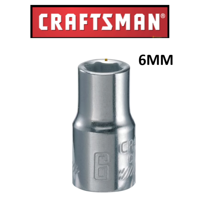 New Craftsman Socket CMMT 1/4 Drive Shallow Deep 6 pt Metric MM / Inch Choose Size