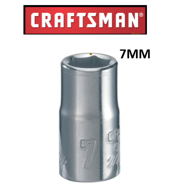 New Craftsman Socket CMMT 1/4 Drive Shallow Deep 6 pt Metric MM / Inch Choose Size