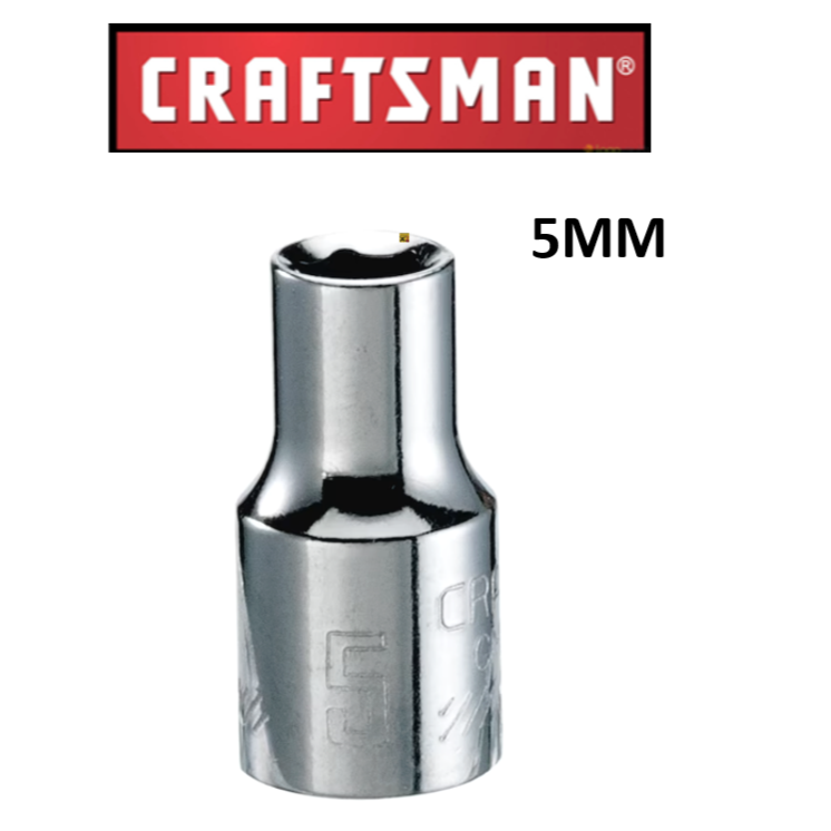 New Craftsman Socket CMMT 1/4 Drive Shallow Deep 6 pt Metric MM / Inch Choose Size